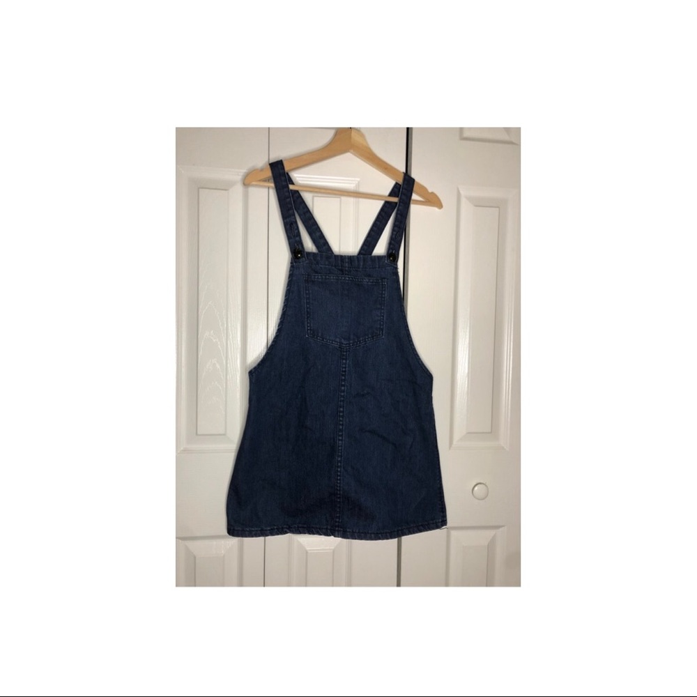 Denim strap dress